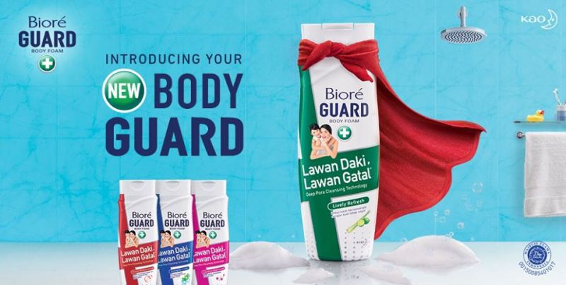 Sữa tắm kháng khuẩn Bioré Guard