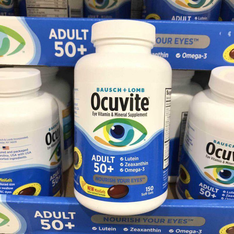 Thuốc bổ mắt Ocuvite Adult 50 + của Mỹ