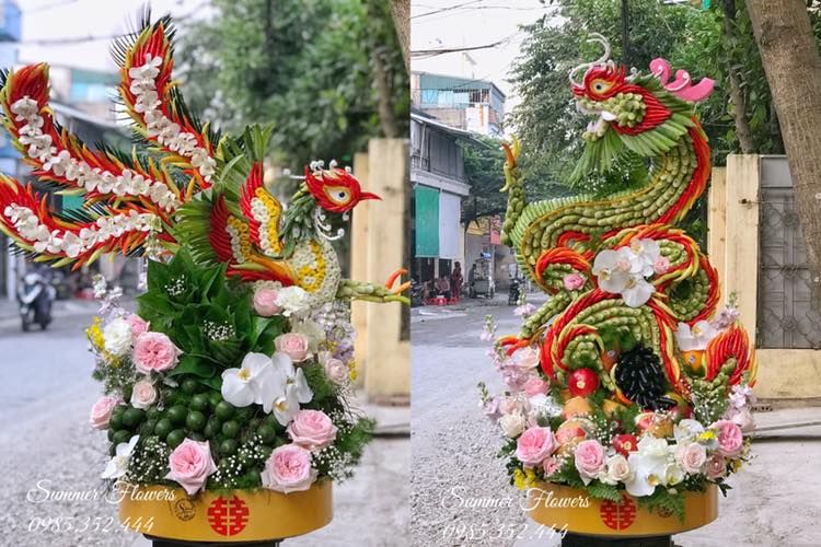 Tráp Ăn Hỏi Đẹp Tại Thái Bình - Summer Flowers