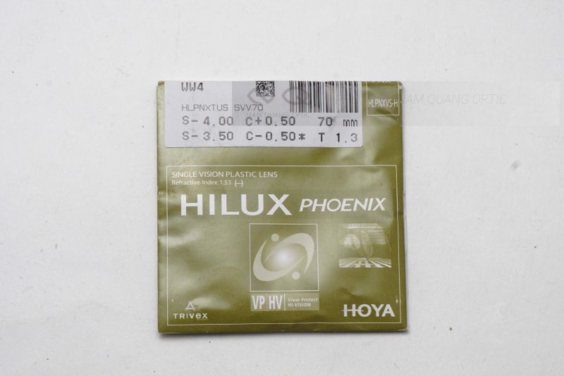 Tròng kính chống bể Hilux Phoenix – HOYA LENS – Nhật Bản