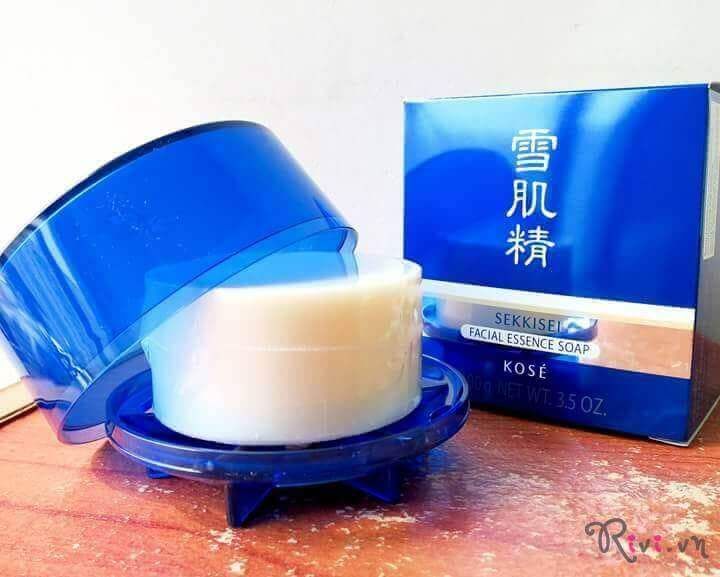 Xà phòng rửa mặt Kosé Sekkisei Facial Essence Soap
