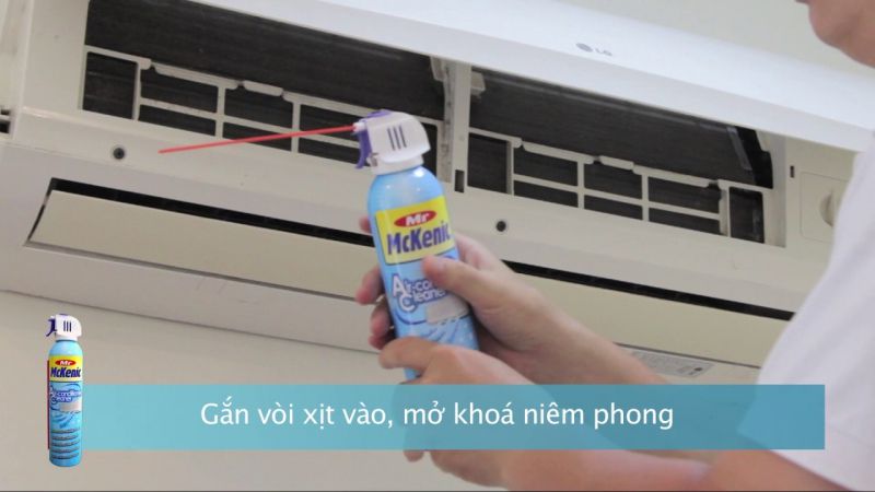 Chai xịt vệ sinh máy lạnh Mckenic