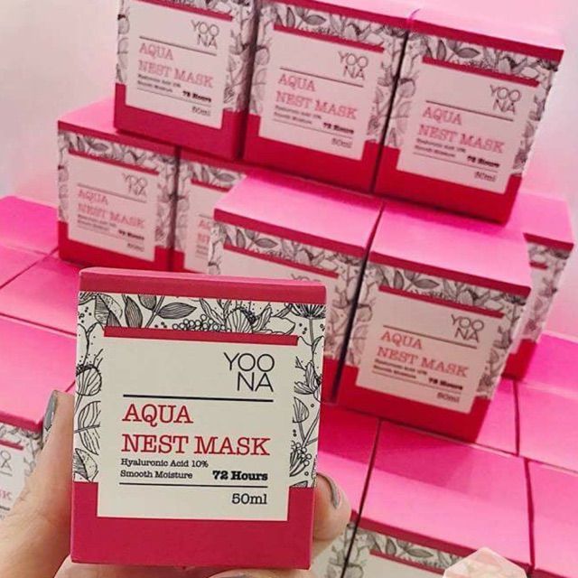 Mặt Nạ Yến Tươi Yoona Aqua Nest Mask Genie