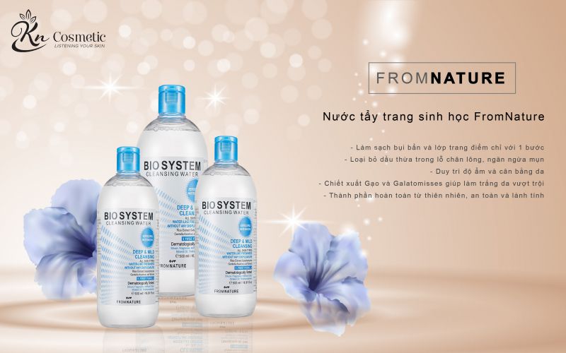 Nước Tẩy Trang From Nature Bio System Cleansing Water