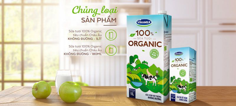 Sữa tươi Vinamilk 100% Organic