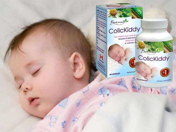 ColicKiddy giúp bé hết khóc dạ đề và quấy khóc đêm