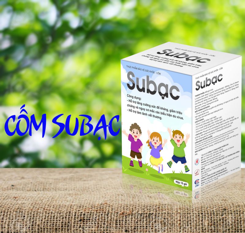 Cốm Subạc  - Giải pháp tăng cường sức đề kháng, giảm triệu chứng và nguy cơ mắc bệnh virus