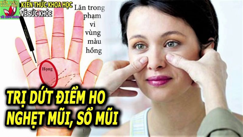 Thường xuyên xoa mũi, phổi thông suốt Thường xuyên xoa mũi, phổi thông suốt