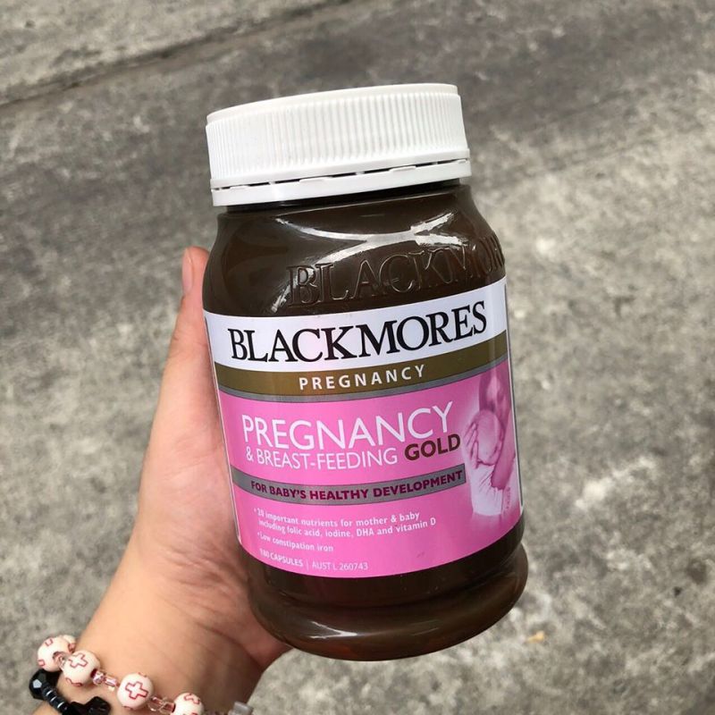 Vitamin cho bà bầu Blackmores Pregnancy and Breastfeeding Gold