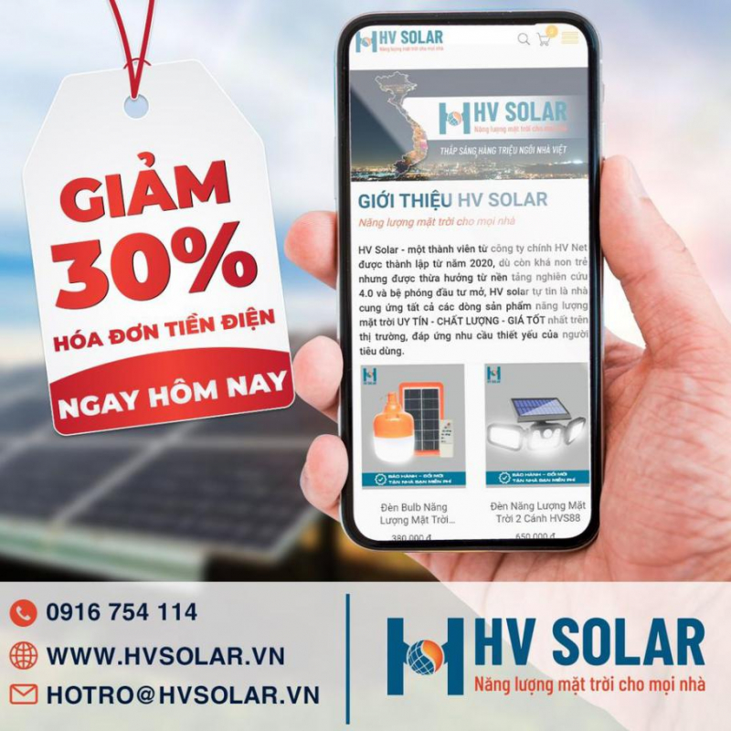 Đèn năng lượng mặt trời HV Solar