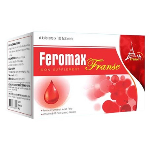 Thuốc bổ máu Feromax
