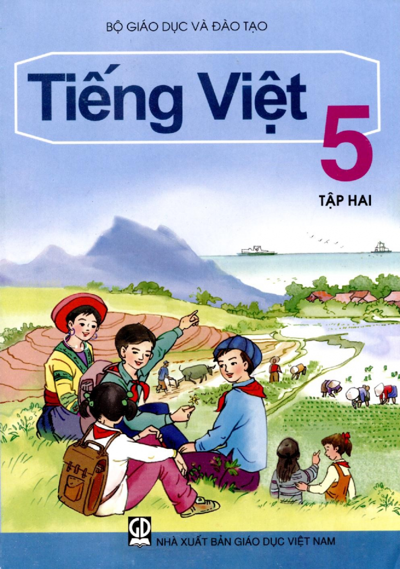 Dàn ý bài văn: Tả quyển sách Tiếng Việt lớp 5 tập 2