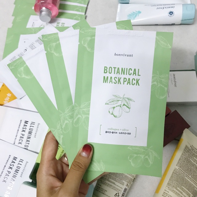 Mặt nạ giấy Bonvivant Botanical Pure Mask Pack