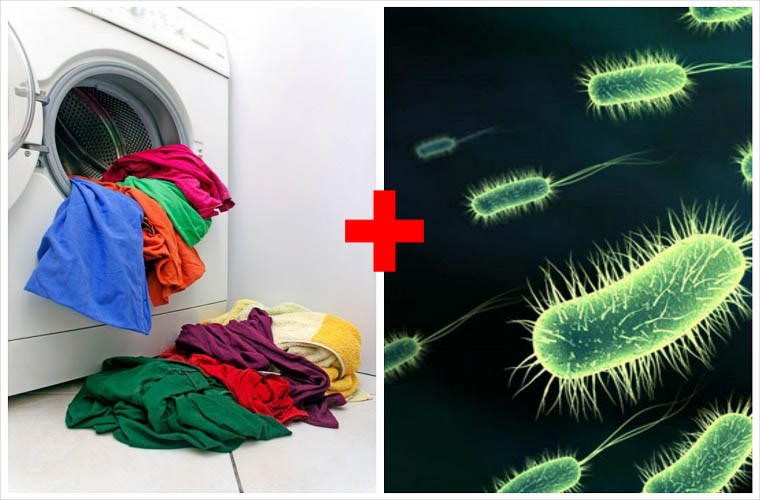 Máy giặt là món đồ nội thất trong nhà không sạch chút nào