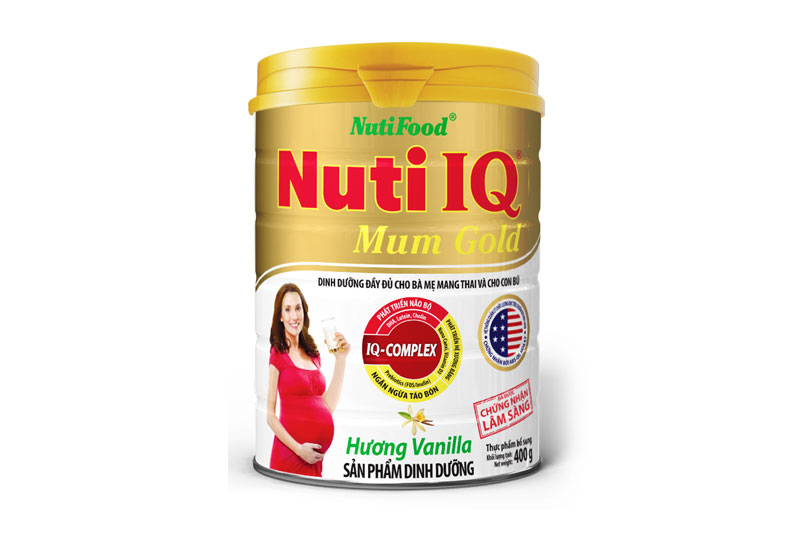 Sữa dinh dưỡng pha sẵn Nuti IQ Mum Gold