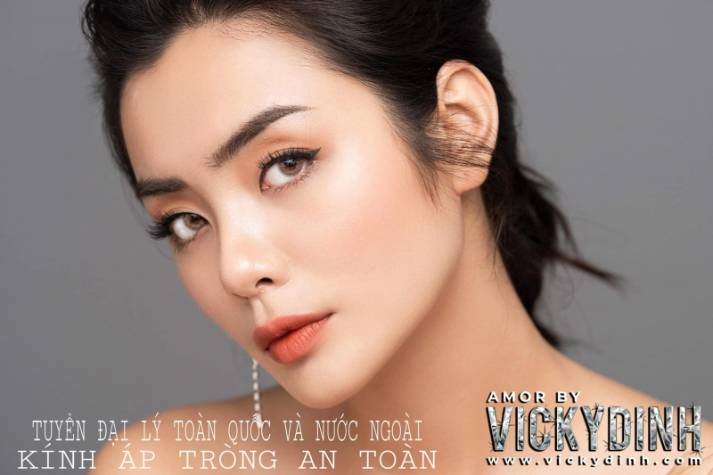 VICKYDINH kính áp tròng