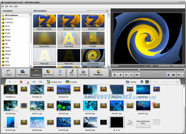 AVS Video Editor – Quản lý, phát triển video