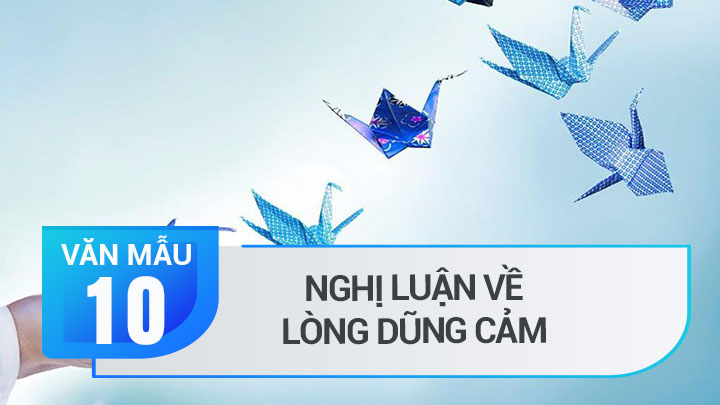 Bài văn nghị luận xã hội về lòng dũng cảm số 1