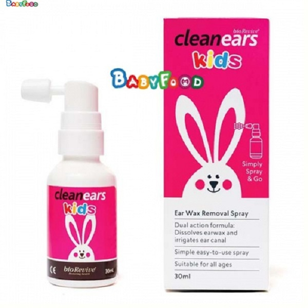 Chai xịt vệ sinh tai cho bé BIOREVIVE Clean Ears Kids