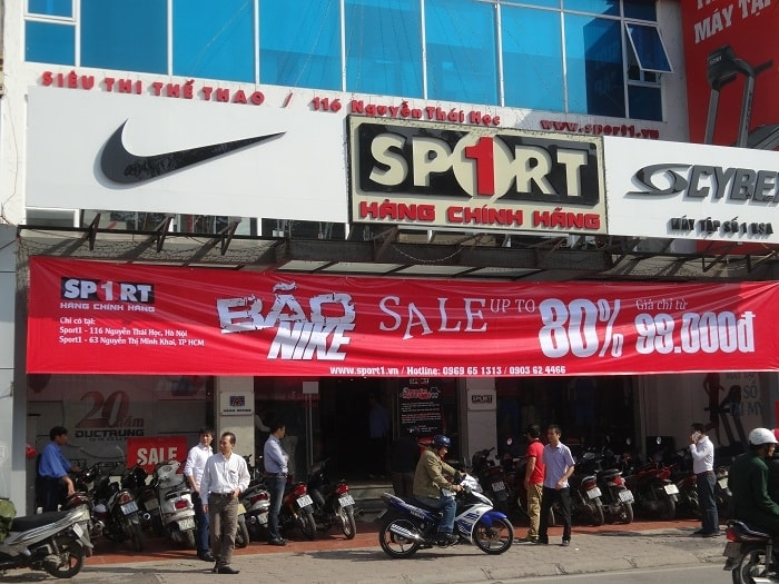 Hệ thống cửa hàng Sport 1