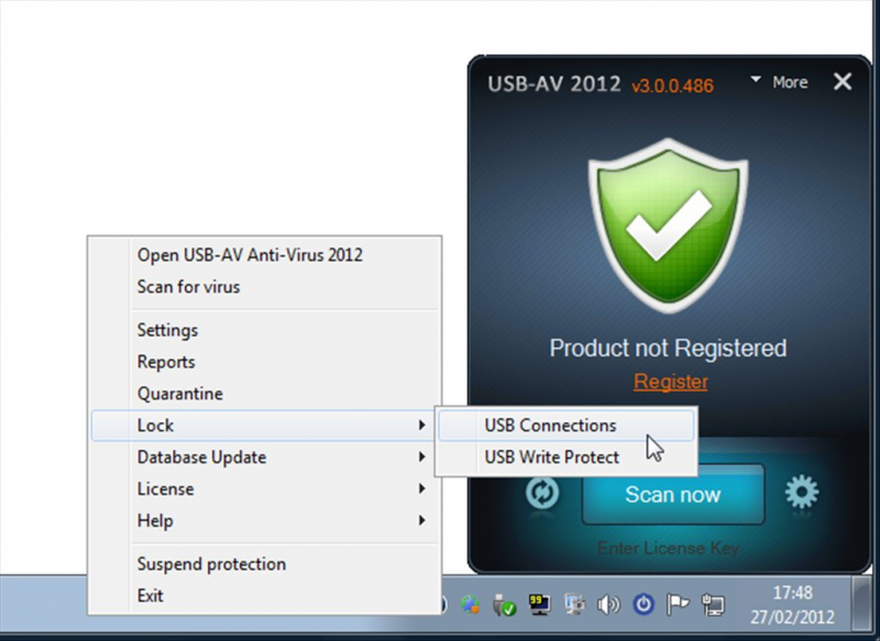 USB AV antivirus