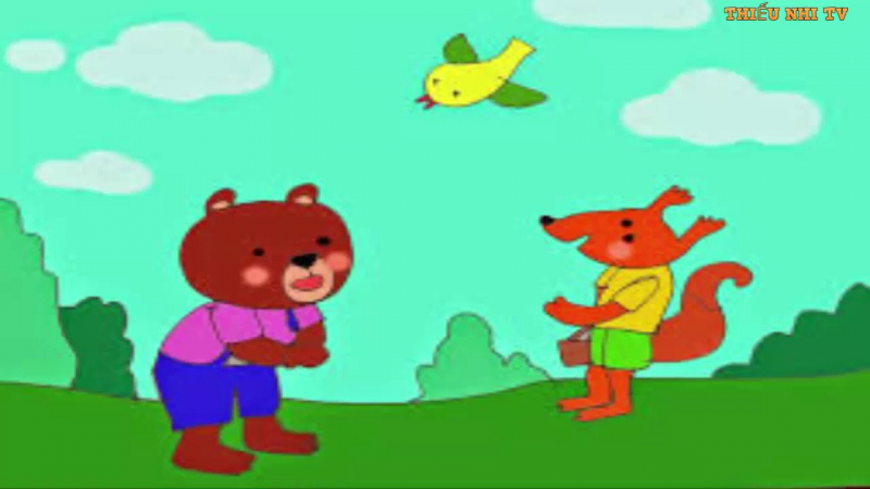 Bài học đầu tiên của Gấu con