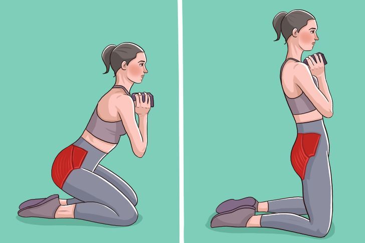 Bài tập squat trên sàn với tạ Bài tập squat trên sàn với tạ