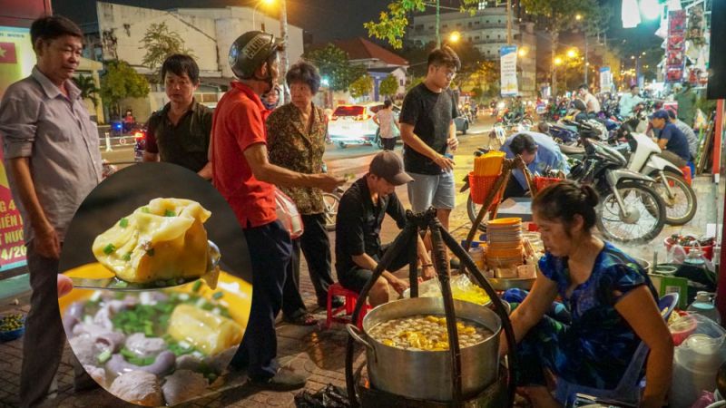 Bánh canh gánh vỉa hè Nguyễn Thái Học