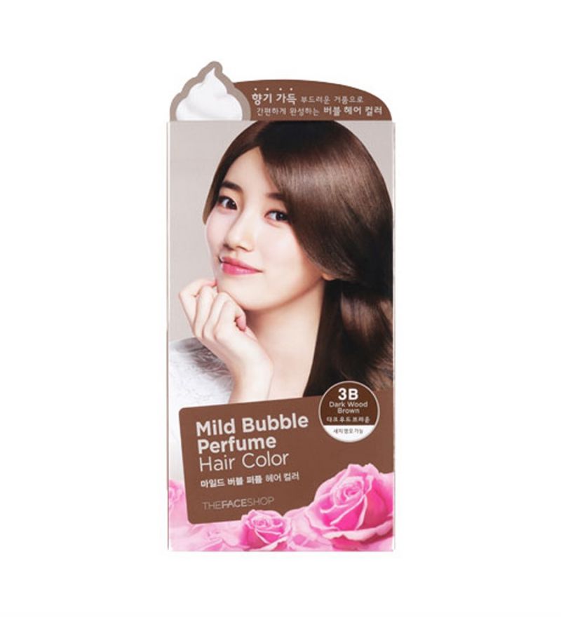 Dầu Gội Tự Nhuộm Tại Nhà The Face Shop Mild Bubble Perfume