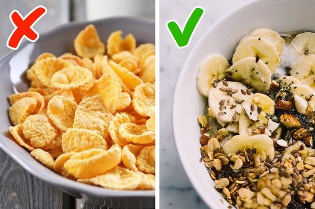 Ngũ cốc và hỗn hợp yến mạch (muesli)