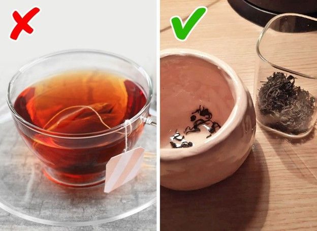 Sử dụng trà lá thay cho trà túi lọc