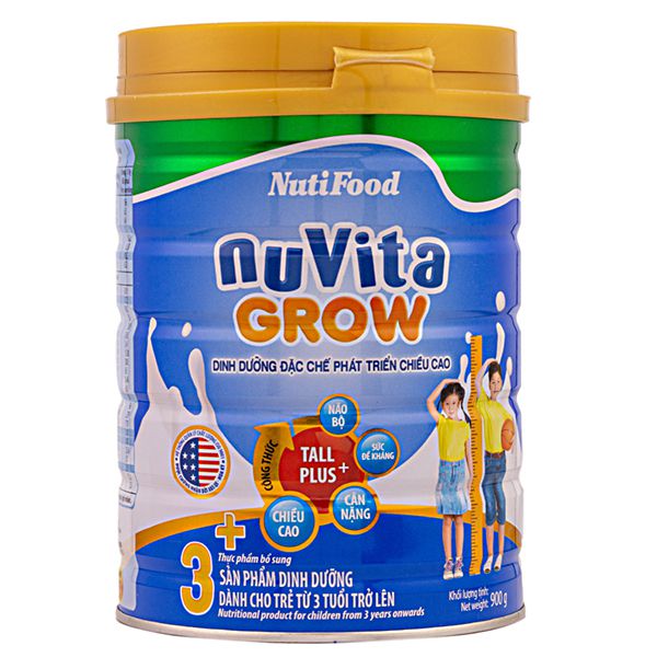 Sữa Nuvita Grow 3+ (cho bé 3 tuổi trở lên)