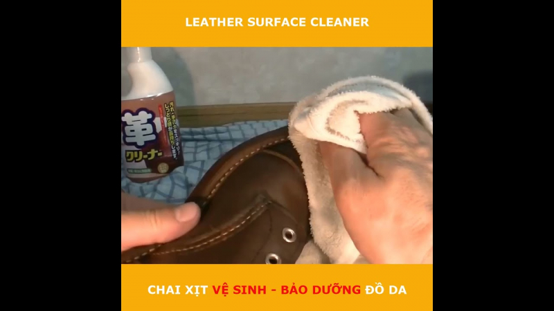 Dung dịch vệ sinh, bảo dưỡng đồ da Leather Surface Cleaner