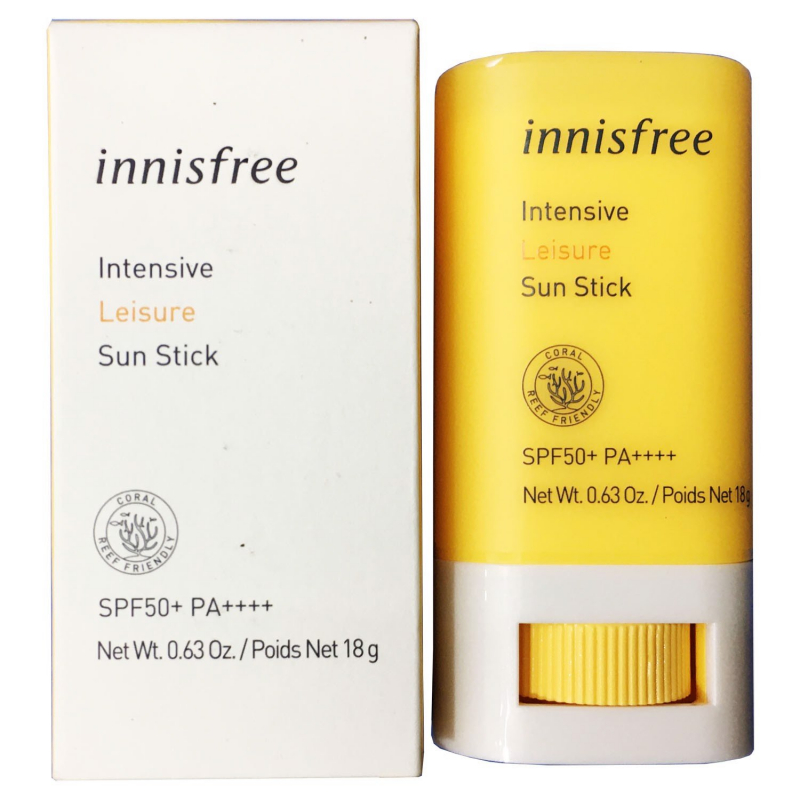 Kem chống nắng dạng thỏi innisfree Intensive Leisure Sunscreen Stick SPF50+ PA++++ 18G