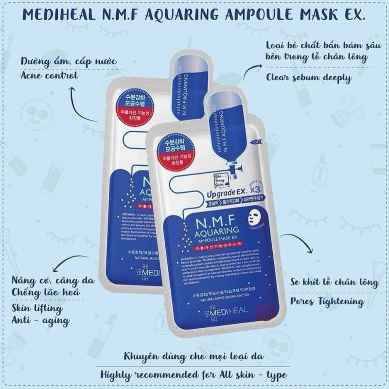 Mặt nạ Mediheal NMF Aquaring Ampoule Mask Ex