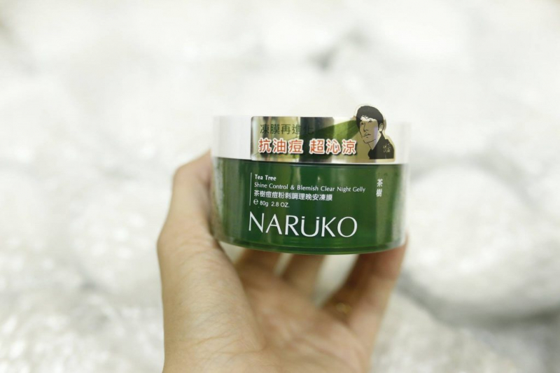 Mặt nạ Naruko Tea Tree Shine Control Blemish Clear Night Gelly