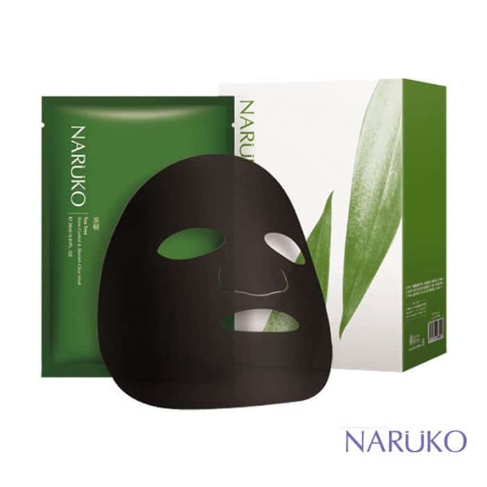 Mặt nạ tràm trà Naruko Tea Tree Shine Control & Blemish Clear Mask
