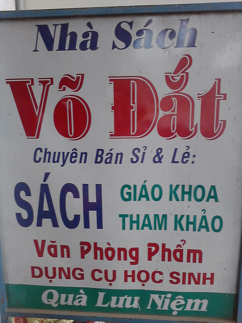 Nhà Sách Võ Đắt Nhà Sách Võ Đắt