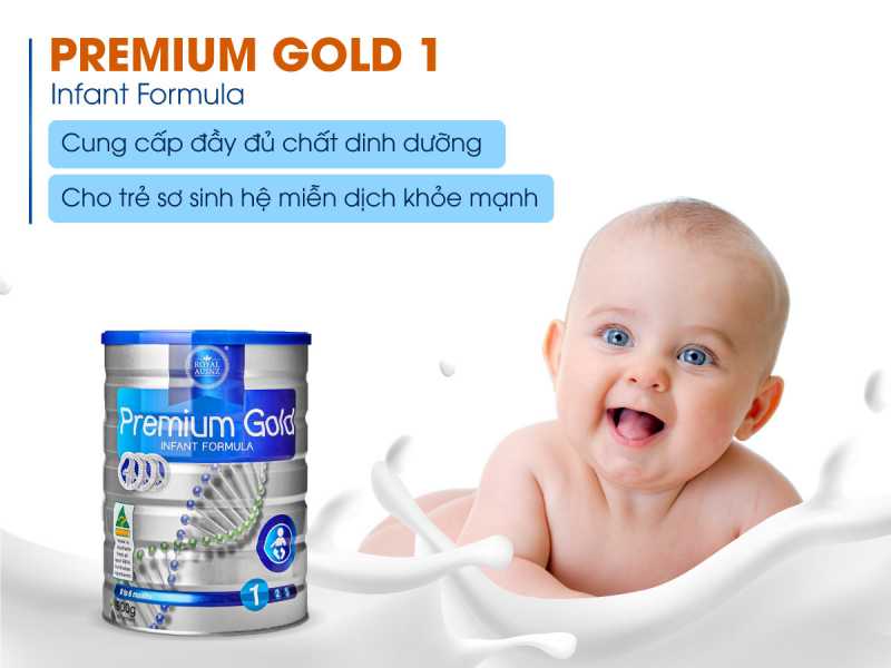 SỮA HOÀNG GIA PREMIUM GOLD 1 INFANT FORMULA (0-6 tháng tuổi)