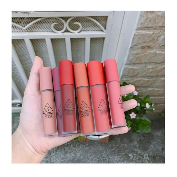 Son kem lì 3CE Soft Lip Lacquer