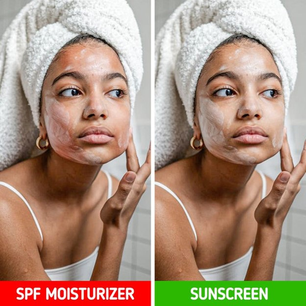 Sử dụng kem dưỡng độ ướt có SPF