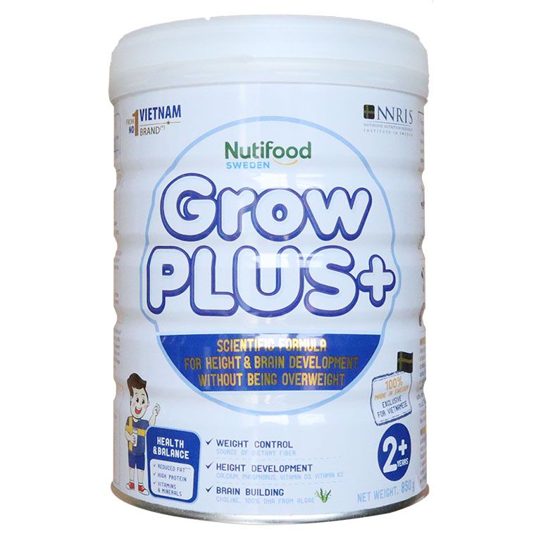 Sữa Nuti Grow Plus+ trắng