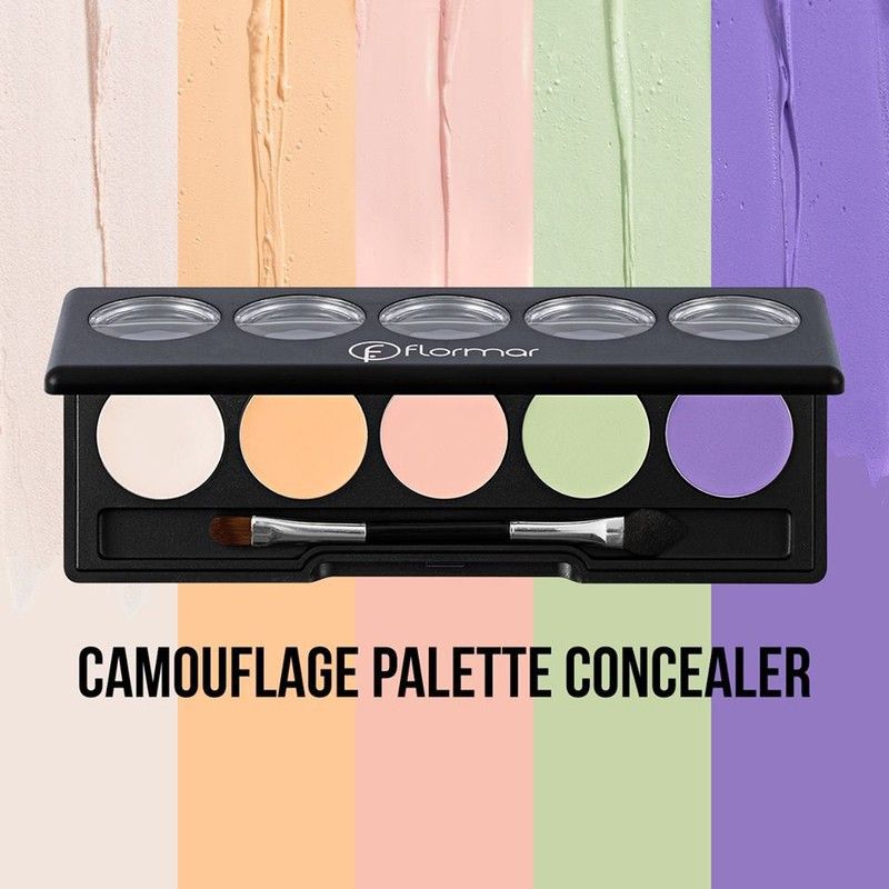 Bảng Màu Che Khuyết Điểm 5 Ô Flormar Palette Camouflage Palette Concealer