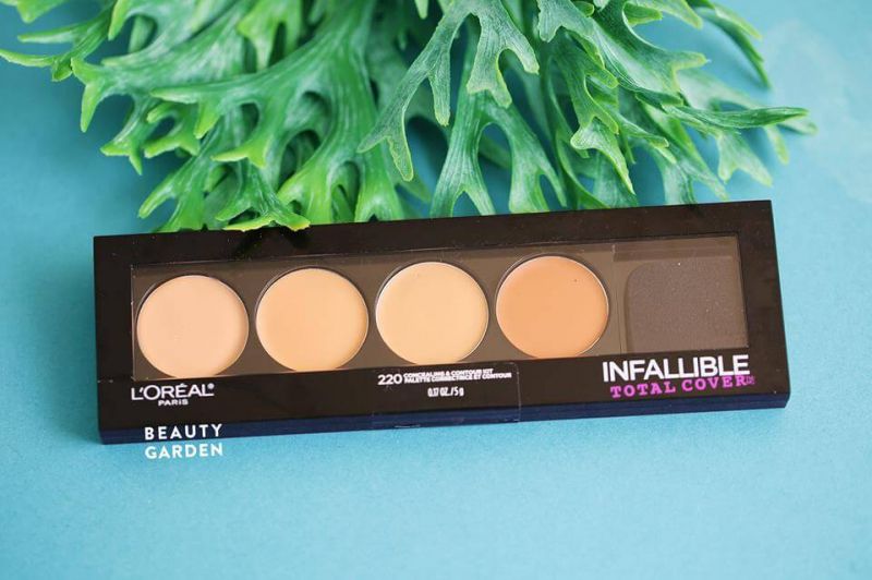 Bảng che khuyết điểm  L'Oreal Infallible Total Cover Color Correcting Kit