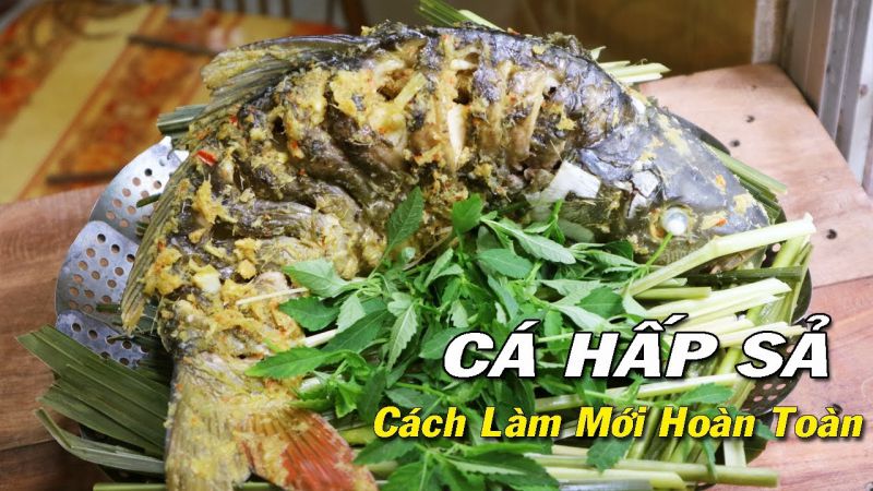 Cá chép hấp sả