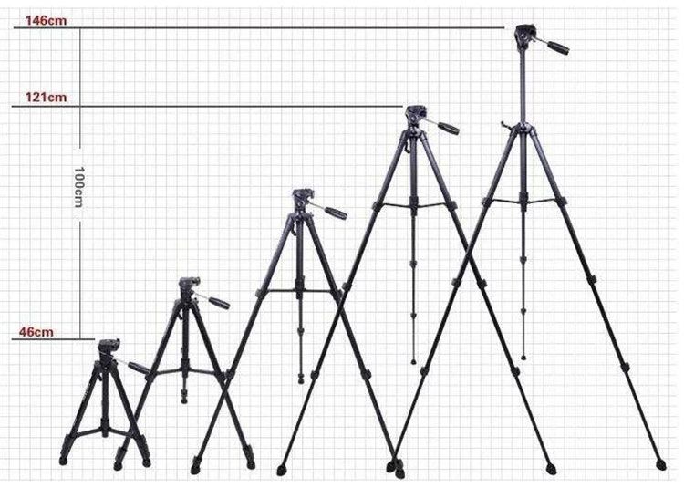 Chân Máy Ảnh Tripod Yunteng VCT - 668 - Hàng Nhập Khẩu