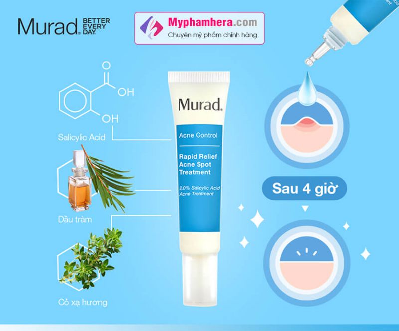 Gel chấm mụn bọc Murad Rapid Relief Acne Spot Treatment