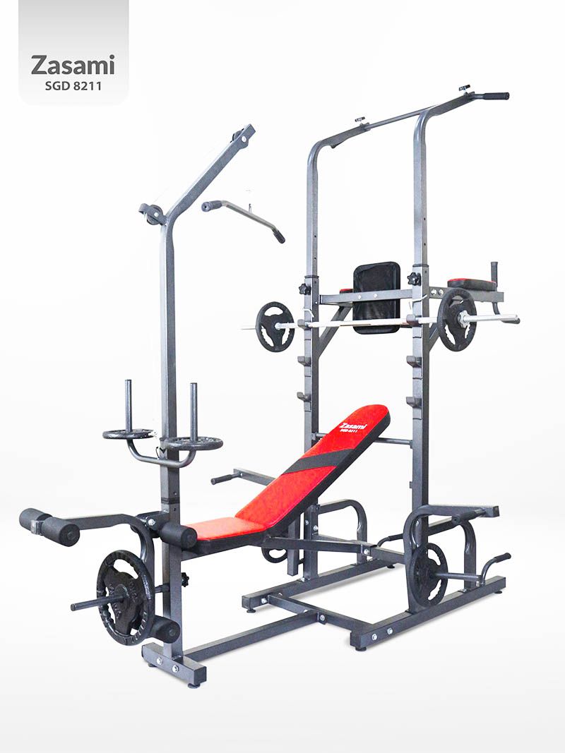 Giàn tạ đa năng kết hợp xà đối chọi xà kép Zasami 8211