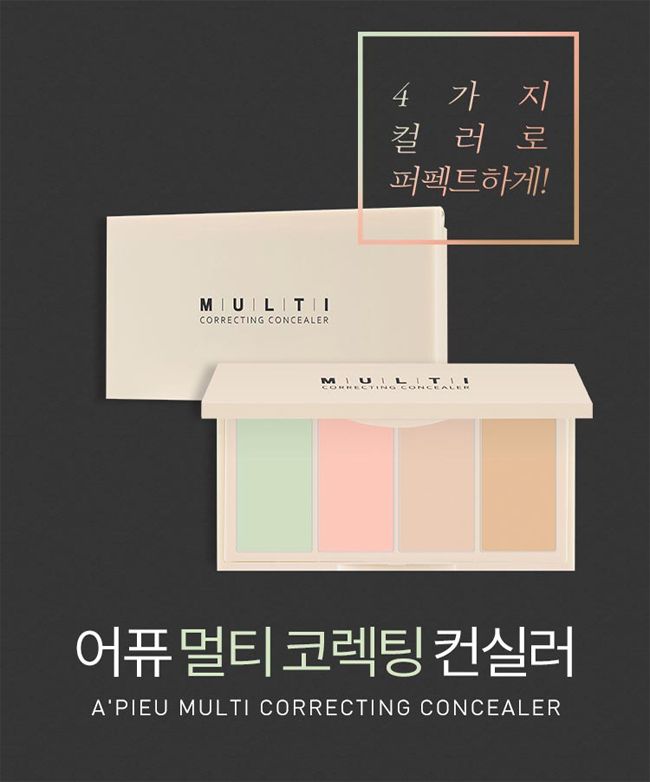 Kem Che Khuyết Điểm A'Pieu Multi Correcting Concealer Palette