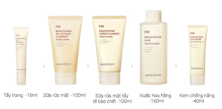 Kem chống nắng vật lý Innisfree Fig Brightening Sun Cream SPF50+ PA++++